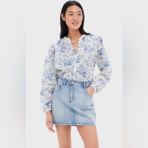 Tuckernuck Acid Wash Denim Pippa Mini Skirt. XS.